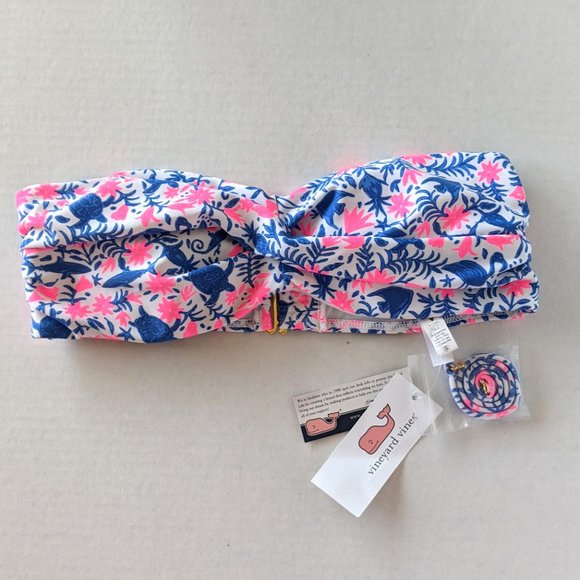 Vineyard Vines Other - Vineyard Vines Bahamas Otomi Bandeau Bikini Top